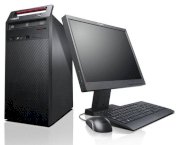 Máy tính Desktop Lenovo ThinkCentre M70e (0821-CTO) (Intel Pentium dual-core processor E5700 3.0GHz, RAM 2GB, HDD 320GB, VGA Intel GMA X4500, PC DOS, Lenovo Monitor D185w 18.5")