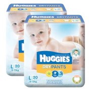 Tã giấy Huggies Dry Pants Economy L20 (8-13kg)