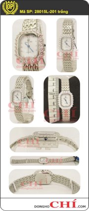 Đồng hồ đeo tay nữ OP 28015L-201 trắng