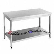SS304 Work Bench With Under Shelf (square leg) TS009-2