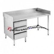 SS304 Kitchen Desk With Splashback TS055-1