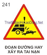 Biển báo nguy hiểm đoạn đường hay xảy ra tai nạn 241 Châu Gia Phát