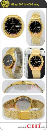 Đồng hồ đeo tay nam OP 8971M-406E vàng