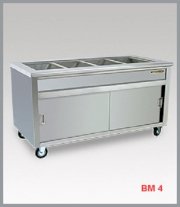 Thiết bị giữ nóng thức ăn  Berjaya 4 khay dùng điện BM4