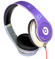 JustBeats Headphones Studio Purple Signature Edition