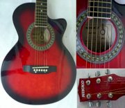 Guitar Acoustic J101 Red