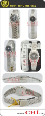Đồng hồ đeo tay nữ OP 8971L-403E trắng