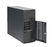 Server Supermicro SuperWorkstation 5036T-TB (Black) E5503 (Intel Xeon E5503 2.0GHz, RAM 4GB, Power 465W, Không kèm ổ cứng)