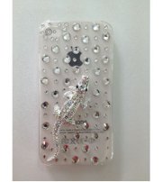 Ốp lưng nhựa đính đá hình cá sấu iphone 4/4S