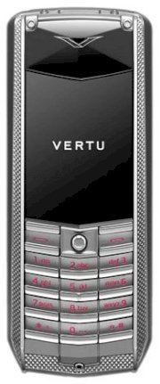 Vertu Ascent Knurled Titanium Black Red Leather