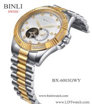 Đồng hồ BINLI-SWISS Automatic BX6003GWY