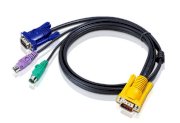 Aten 2L-5202P PS/2 to SPHD-15 Cable 1.8m