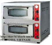 Lò nướng bánh Pizza 2 tầng dùng gas bảng điều kiển vi tính K178