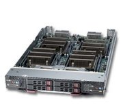 Server Supermicro Processor Blade SBI-7227R-T2 (Black) E5-2643 (Intel Xeon E5-2643 3.30GHz, RAM 4GB, Power 1620W, Không kèm ổ cứng)