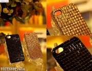 Ốp đá vuông Swarovski iPhone 5