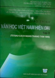 Giáo trình Văn học Việt Nam hiện đại - Tập 2( Từ sau cách mạng tháng 8 năm 1945)