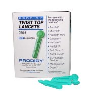 Kim châm hộp 100 kim Prodigy Twist Top Lancets