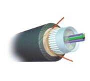 ADC KRONE Q012LTSDNA050AP OUTDOOR 10Gbit OM-2 Multimode 50/125um Non-Armored Loose Tube Cable 12core