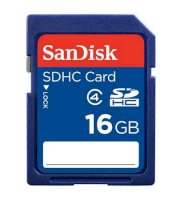 Sandisk SDHC 16GB (Class 4)