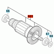 Rotor máy khoan Bosch GBH 2-18RE