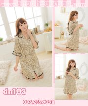 DN103 - Đầm ngủ phi mềm mịn hàng quảng châu