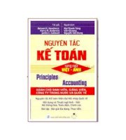Nguyên tắc Kế toán song ngữ Việt - Anh (Principles of Accounting) 