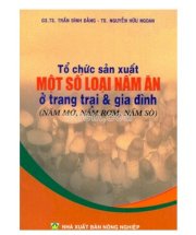 Tổ chức sản xuất một số loại nấm ăn ở trang trại và gia đình (nấm mỡ, nấm rơm, nấm sò) 