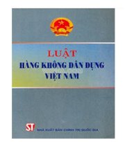 Luật hàng không dân dụng việt nam