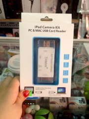 Ipad camera kit PC& MAC usbcard reader
