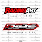 Decal xe máy Racingart+Rideindustries