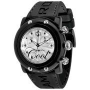 Glam Rock Women's GR62100 Miami Beach Collection Chronograph Black Silicone Watch