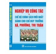 Nghiệp vụ công tác dành cho Chỉ huy trưởng xã phường, thị trấn