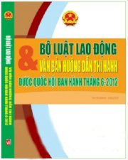 Bộ Luật lao động song ngữ Việt - Anh mới nhất và văn bản hướng dẫn thi hành áp dụng từ 1/5/2013