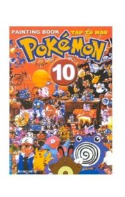 Tập tô màu Pokémon -Tập 10