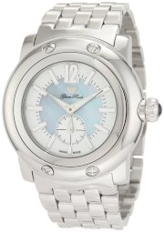 Glam Rock Men's GK1008 Miami Blue Mother-Of-Pearl Dial Stainless Steel Watch