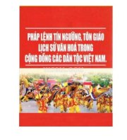 Pháp lệnh tín ngưỡng, tôn giáo, lịch sử văn hóa lễ hội và lễ hội trong cộng đồng các dân tộc Việt Nam