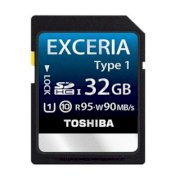 Toshiba Exceria SDHC USH-1 Type 1 32GB (Class 10)