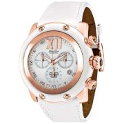Glam Rock Women's GR10180 Miami Collection Chronograph White Leather Watch