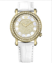 Juicy couture Ladies' Queen Couture Oversized Gold-Plated Watch