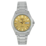 Seiko Men's SNKK91 Stainless Steel Analog with Gold Dial Watch