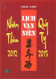 Lịch vạn niên (Nhâm Thìn 2012 - Quý Tỵ 2013)