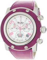 Glam Rock Women's GR10148 Miami Chronograph Magenta Patent Leather Watch