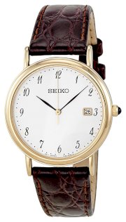 Seiko Men's SKK700 Leather strap Watch