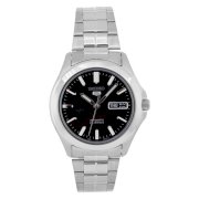 Seiko Men's SNKK93 Stainless Steel Analog with Black Dial Watch