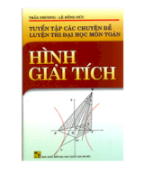 Tuyển tập các chuyên đề luyện thi đại học môn Toán - Hình giải tích