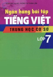 Ngân hàng bài tập tiếng Việt trung học cơ sở lớp 7