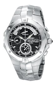 Seiko Men's SPC018 Coutura Advanced Chronograph Timer Watch