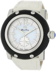 Glam Rock Women's GR11010/SH Miami Mother-Of-Pearl and White Dial White Alligator Watch