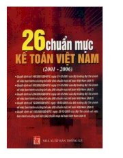 26 chuẩn mực kế toán Việt Nam (2001 - 2006)