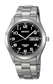 Seiko Men's SGG711 Quartz Titanium Case and Bracelet Watch
